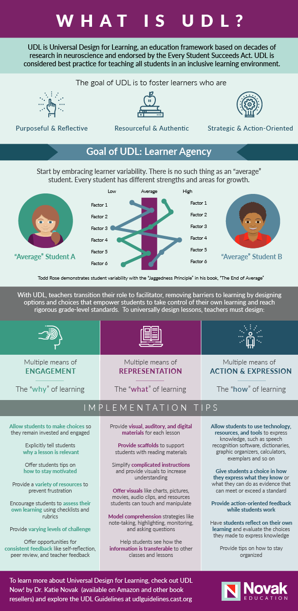  What Is UDL Infographic Novak Educational Consulting